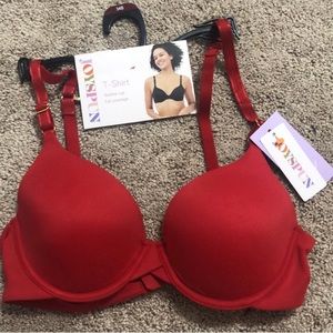 NWT 34B Red T shirt Bra